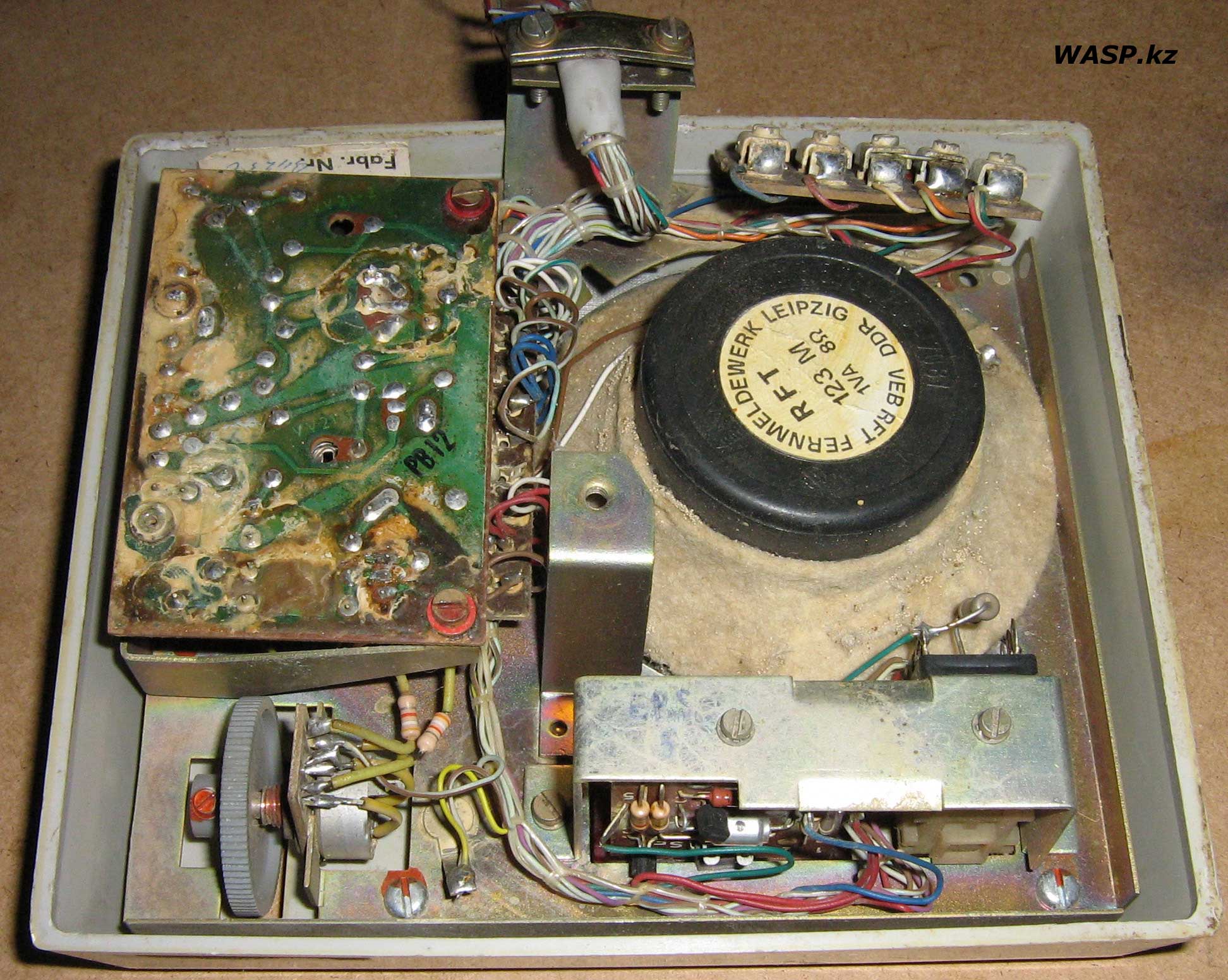 RFT WL1K55-2 домофон из ГДР TGL200-7090, 24V- 0.5A, разборка