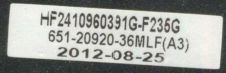 PNY GeForce GTX 660 Ti наклейки и коды на видеокарте