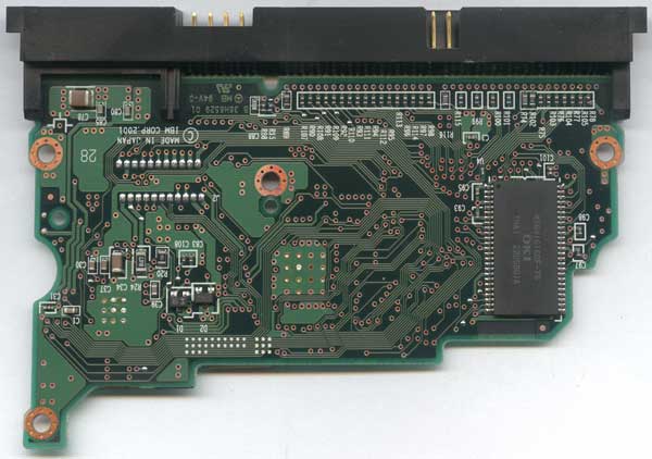 Разборка HDD IBM Deskstar IC35L060AVV207-0 плата электроники