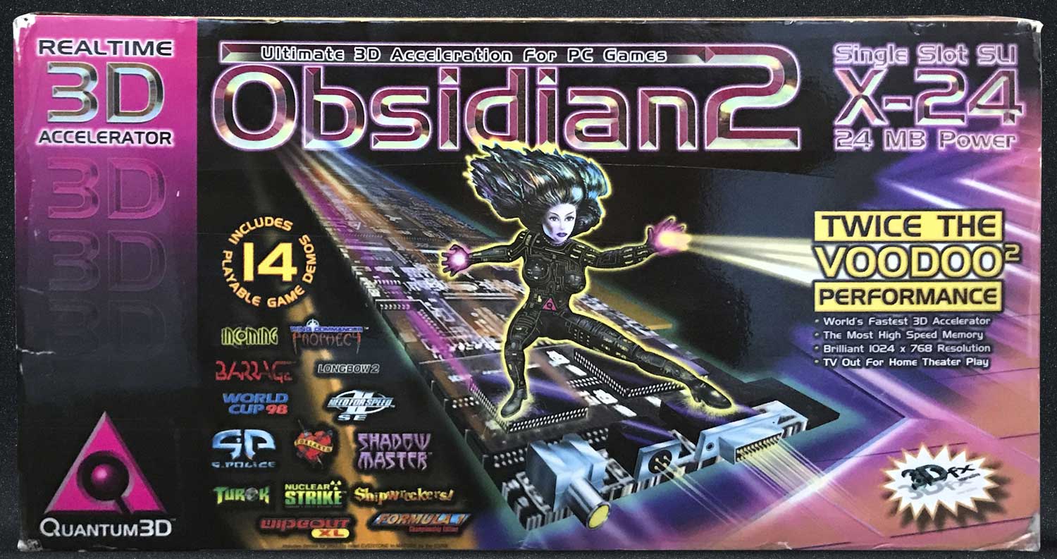 Quantum3D 650 Obsidian GE старая видеокарта, обзор и характеристики