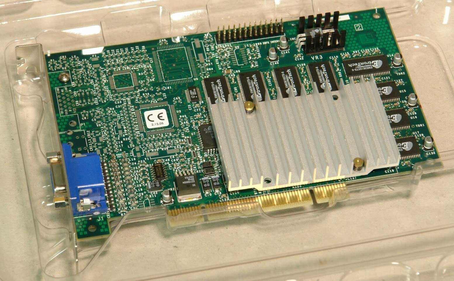 3Dfx Voodoo 3 3000 PCI старинная видеокарта, тестирование и особенности