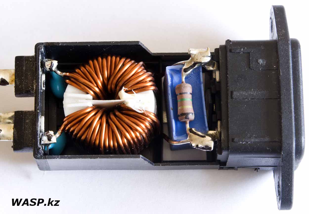LG 42PC1RR-ZL входной фильтр - дроссель, конденсаторы, резистор