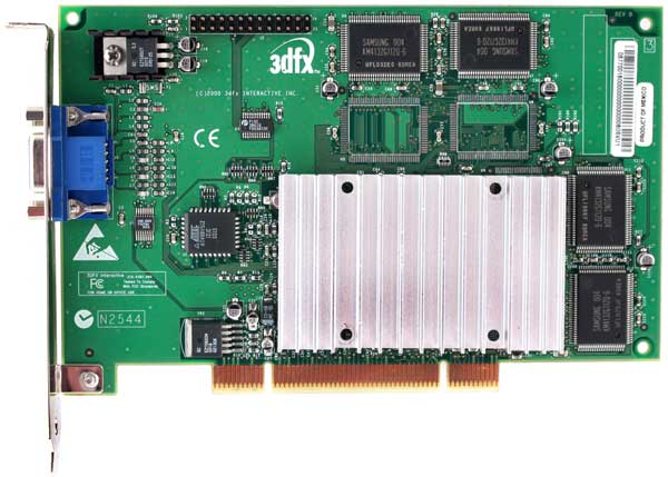 3Dfx Voodoo 3 3000 PCI рефренсный дизайн карты, обзор