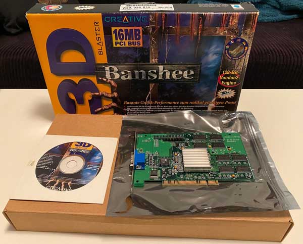 Creative Labs 3D Blaster CT-6760 видеокарта Voodoo Banshee PCI
