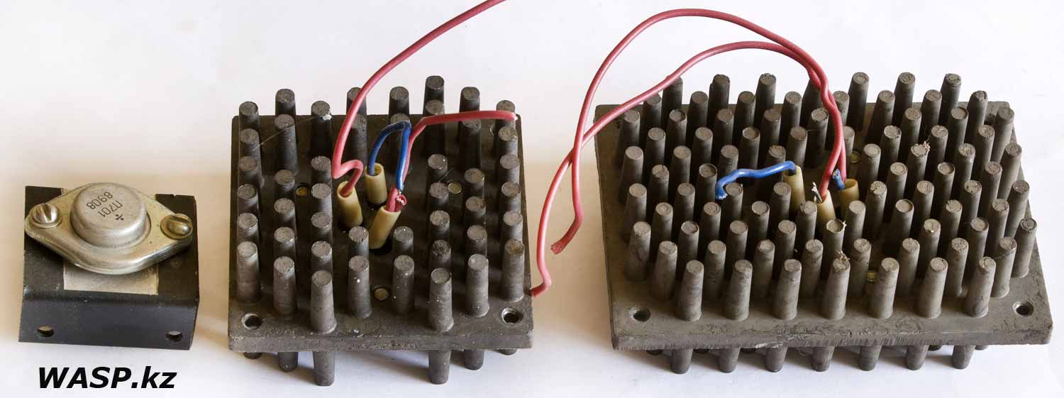 Игольчатые радиаторы - советский усилитель мощности на транзисторах