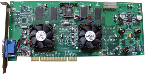 Voodoo 5 5500 PCI мощная двухчиповая видеокарта