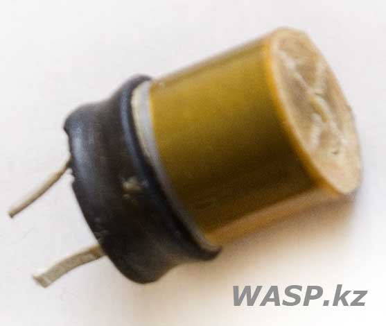 разборка конденсатора 45381 47 50F электролитического