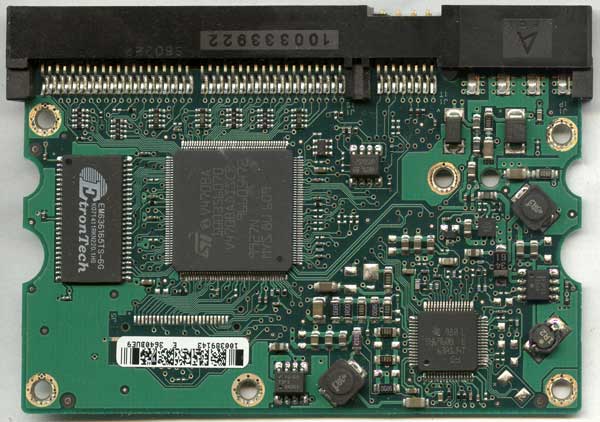 Seagate DB35.2 Consumer Storage ST3802110ACE плата электроники контроллер