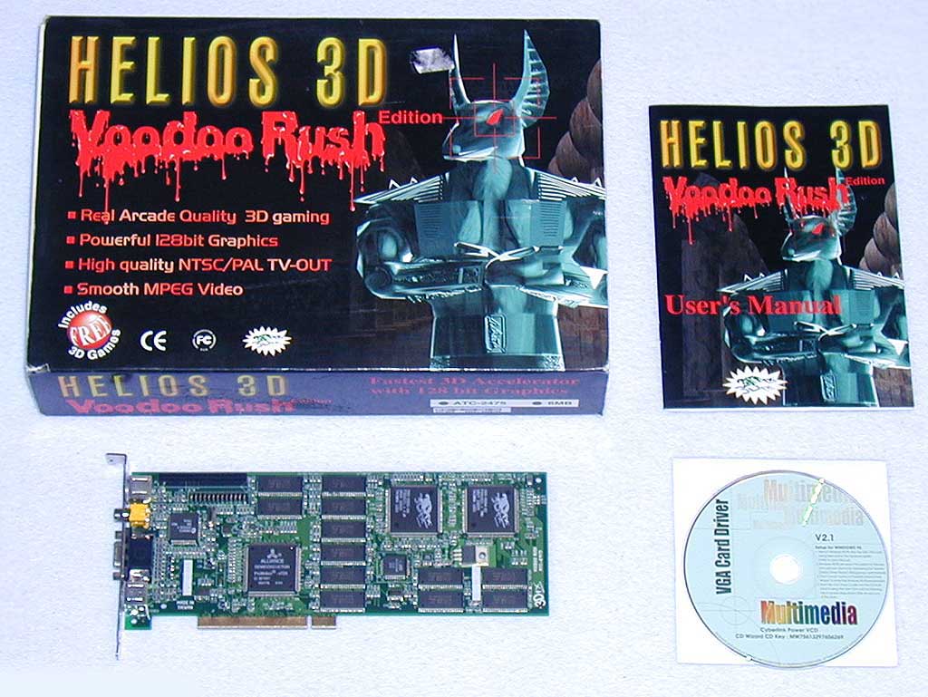 3Dfx Voodoo 2 A-Trend Helios 3D II 12 МБ ATC-2455