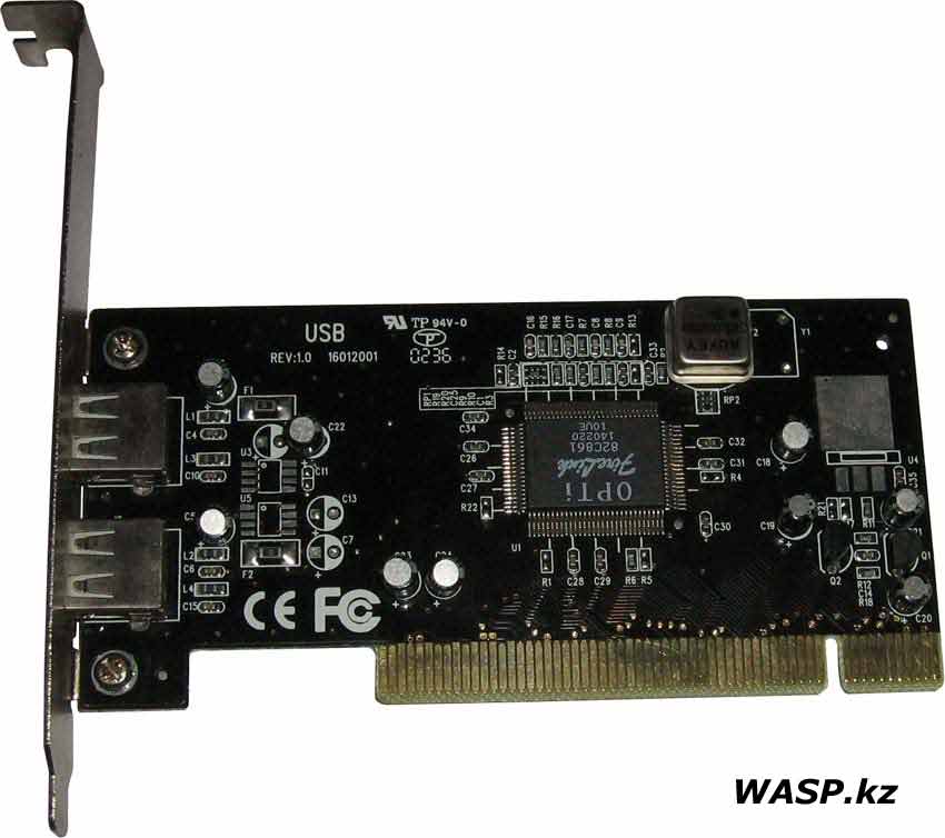 Opti 82C861 REV:1.0 PCI контроллер USB