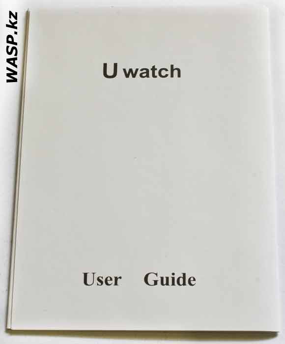 UWatch U8 Smart Watch инструкия, мануал
