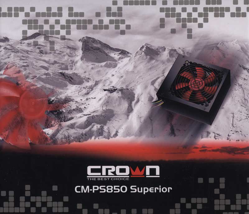 Crown CM-PS850 Superior упаковка передняя сторона