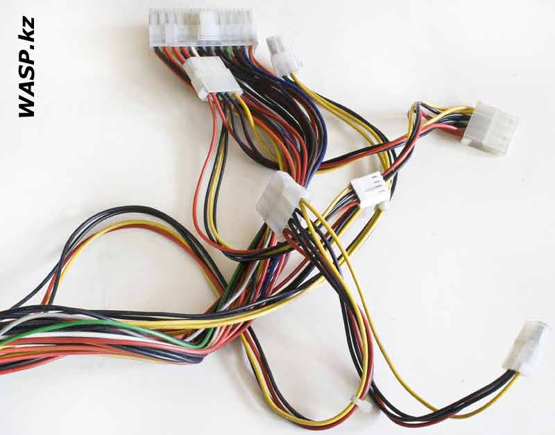 Elife Powersupply 02 450W провода и разъемы БП