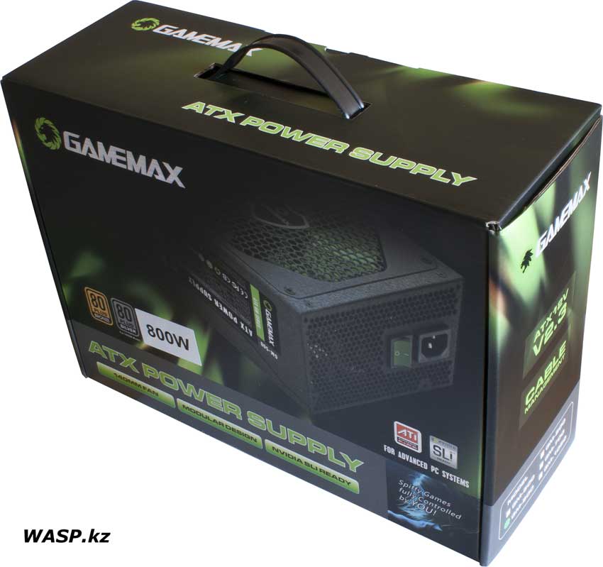 Gamemax GM-800 обзор блока питания
