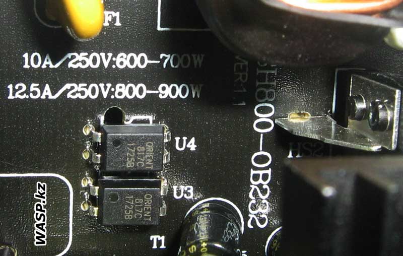 SH800-0B232 VER:1.0 маркировка платы в Gamemax GM-800