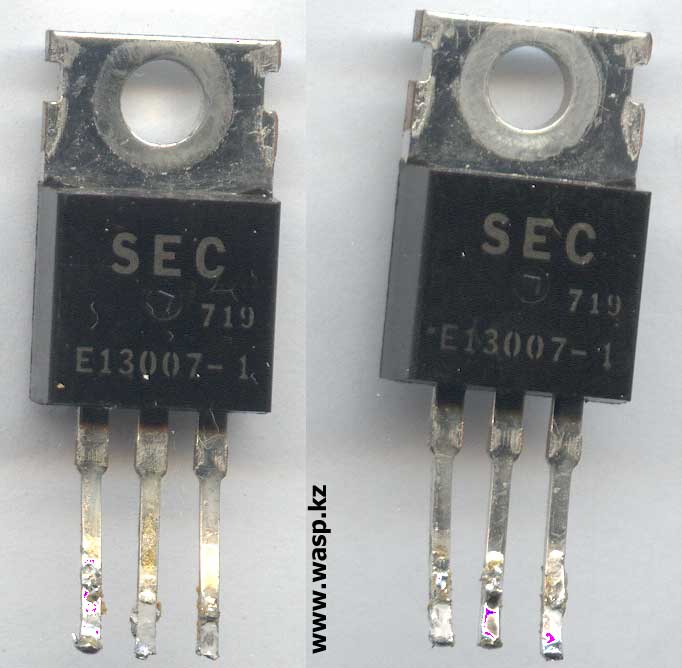 KME-06B биполярные транзисторы E13007-1 в блоке питания