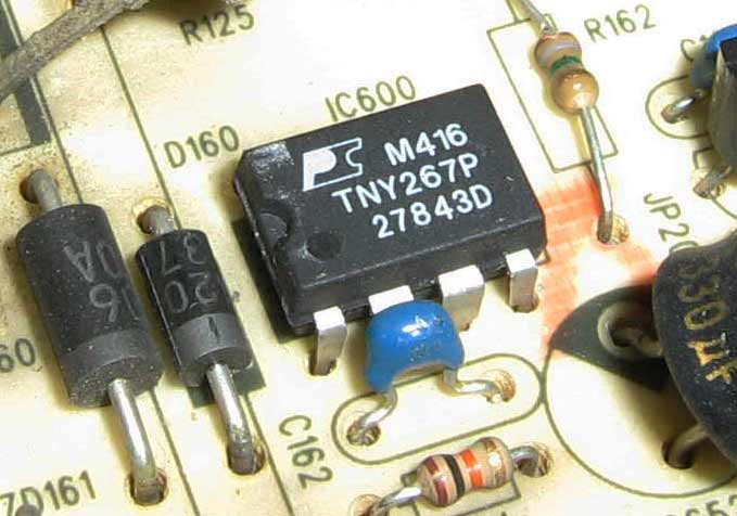 контроллер TNY267P в блоках питания производства Liteon