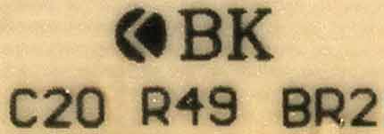 BK логотип производителя блока питания, электроники
