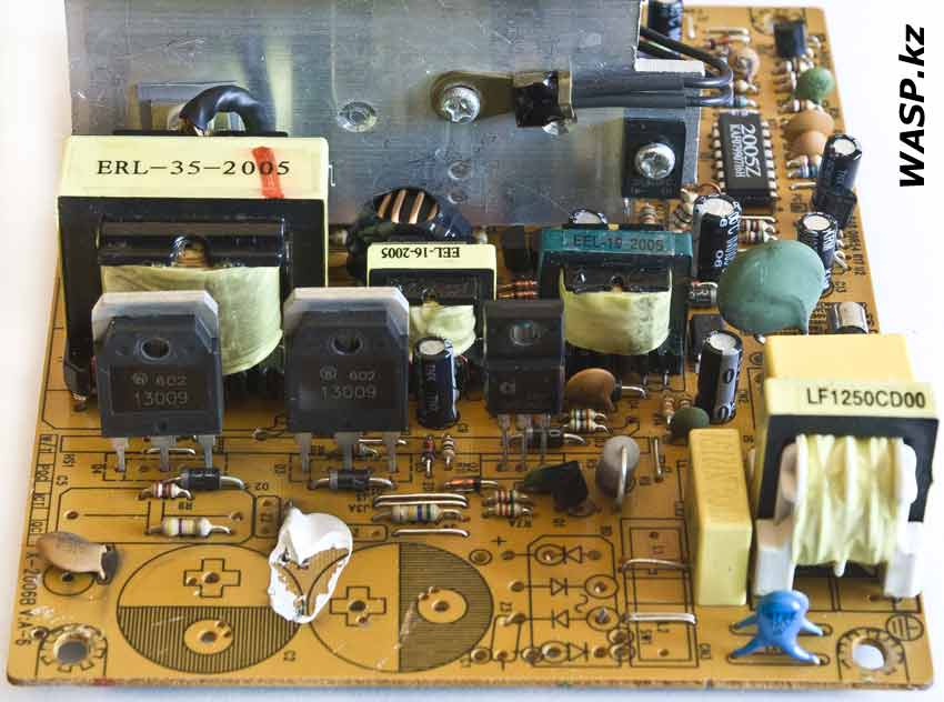 JNC LC-8400BTX входные транзисторы БП