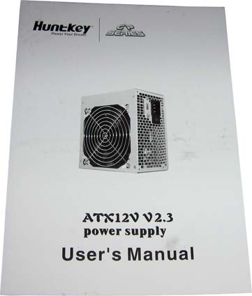 Блок питания HuntKey CP-400HP руководство пользователя