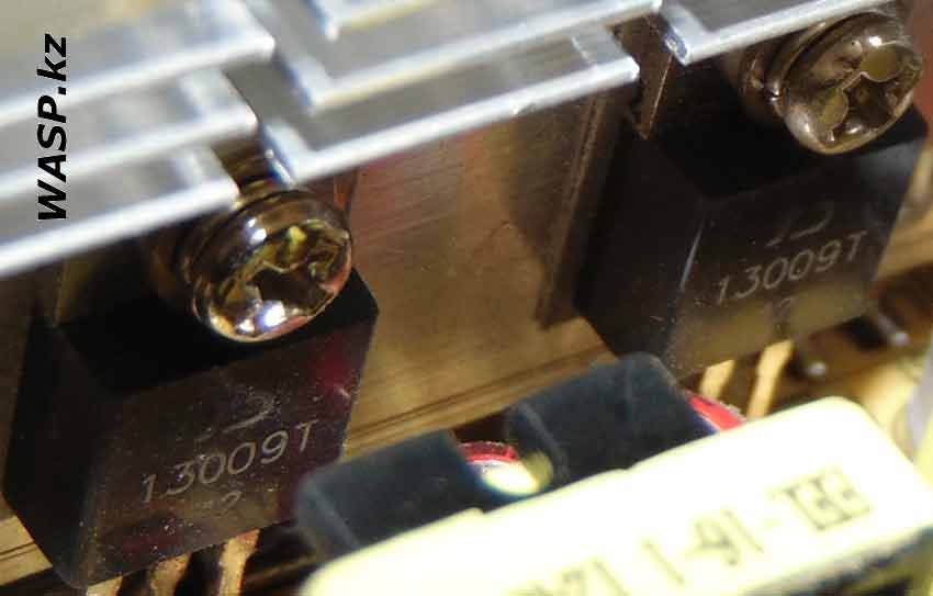 13009Т высоковольтные транзисторы в блоке питания Вортекс