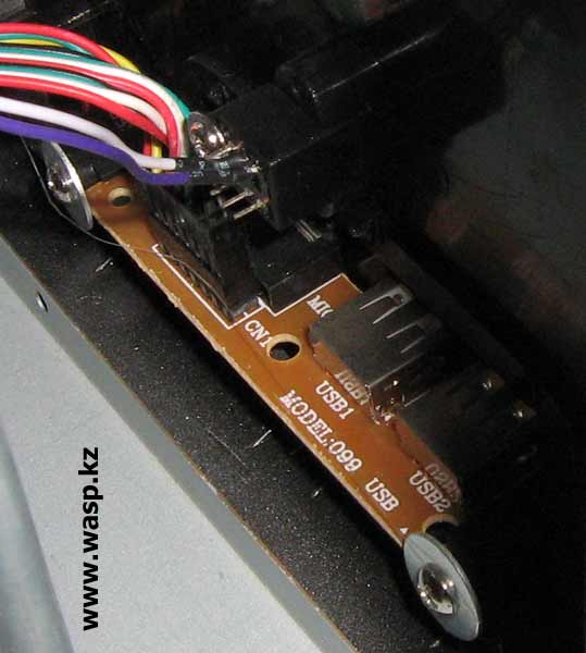 плата USB и аудио разъемов model:099 Foxconn ATX 8801
