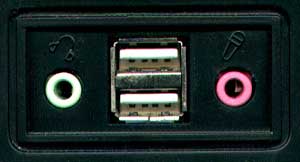 разъемы USB передней панели