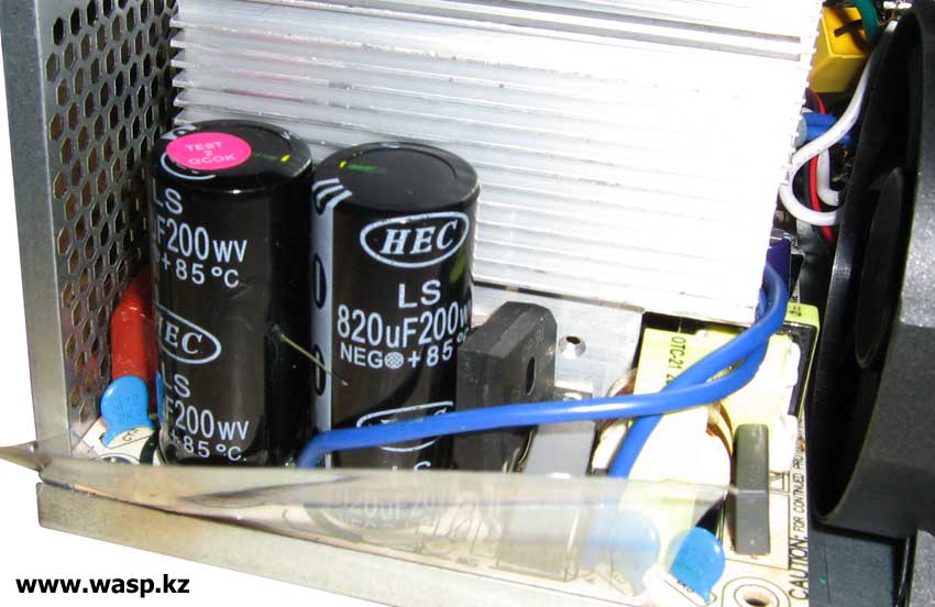 конденсаторы HEC в KME Safe Power PL450 400W
