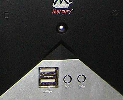 разъемы передней панели Mercury KM 83