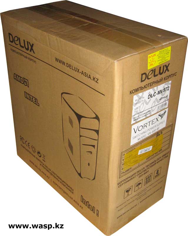 упаковка компьютерного корпуса Delux DLC-MV872