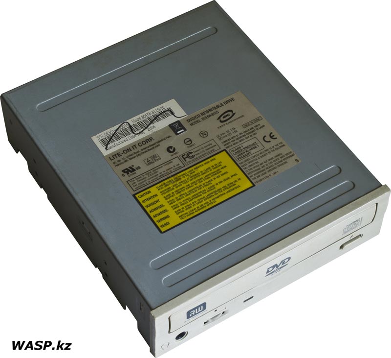 Lite-On SOHW-812S обзор CD/DVD-RW привода