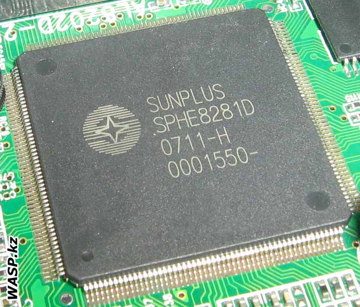 Sunplus SPHE8281D микросхема в DVD плеере