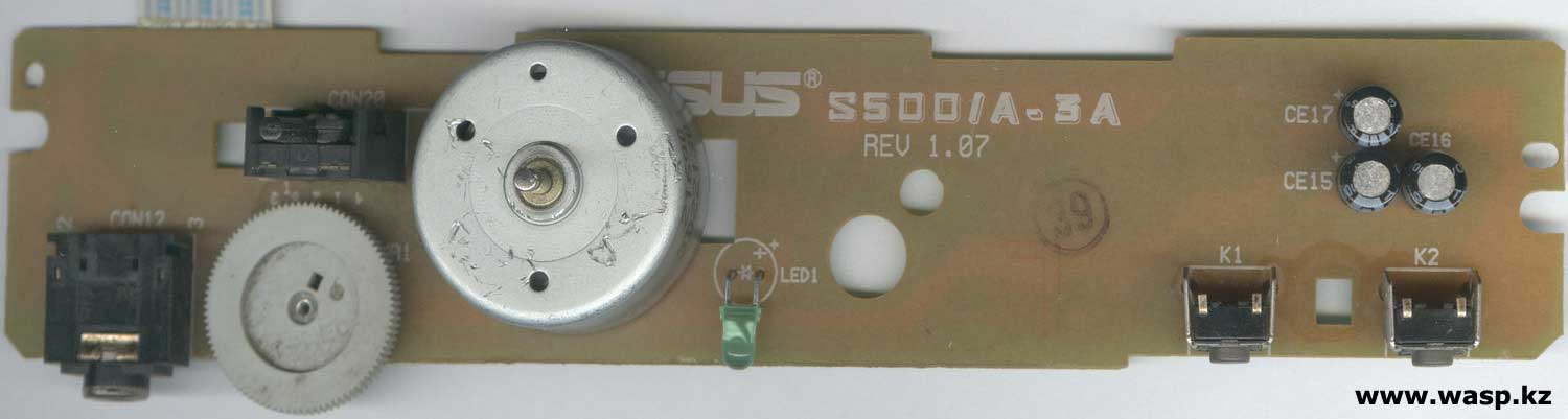 ASUS CD-S520 схема SS00/A-3A REV 1.07 ремонт привода