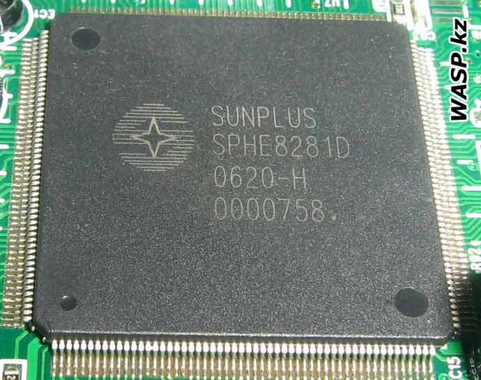SUNPLUS SPHE8281D процессор в плеере Samsung DVD-686