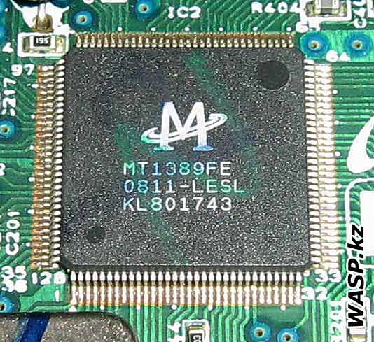 MT1389FE процессор в плеере Samsung DVD-P181 XER