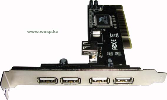 USB контроллер VIA VT6212L, PCI обзор