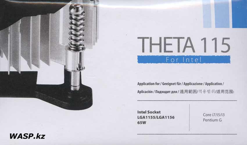 DeepCool THETA 115 процессорный кулер, описание