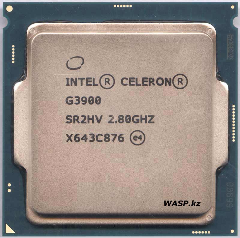 Intel Celeron G3900 Skylake обзор процессора