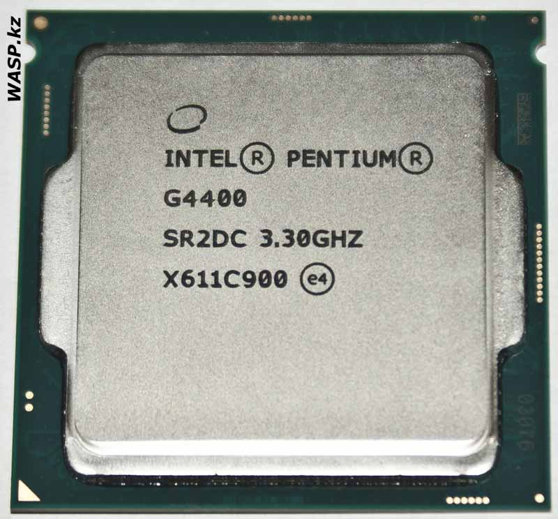 Intel Pentium G4400 обзор процессора
