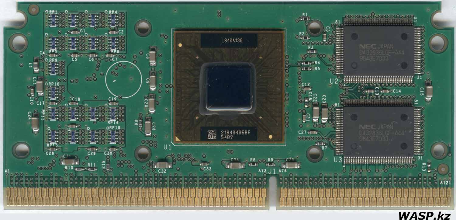 Pentium II процессор Слот 1 400 МГц L840A130 и 21840405BF 5409