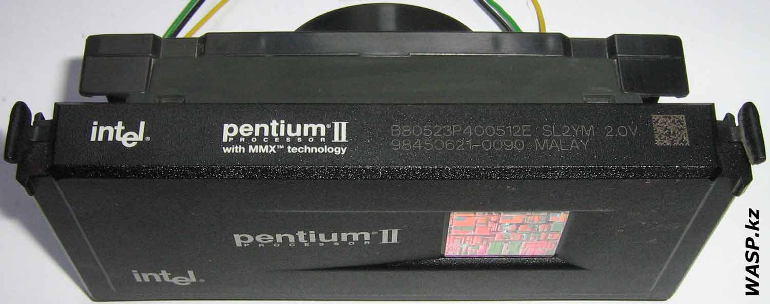 Pentium II D80523P400512E маркировка на процессоре