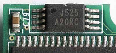 SPD микросхема имеет маркировку J525 A20RC