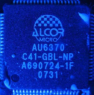 AU6370 C41-GBL-NP контроллер кардридера