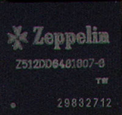 Zeppelin 512MB DDR2 800 МГц (РС6400) - чип памяти