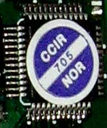 ccir 705 nor наклейка на микросхеме CCD камеры