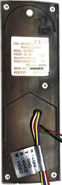 Kocom KC-MB20 Mini обзор видео домофона, панель
