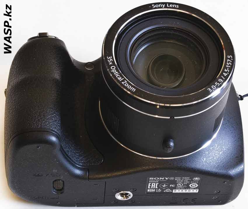 внешний вид фотоаппарата Sony Cyber-shot DSC-H300