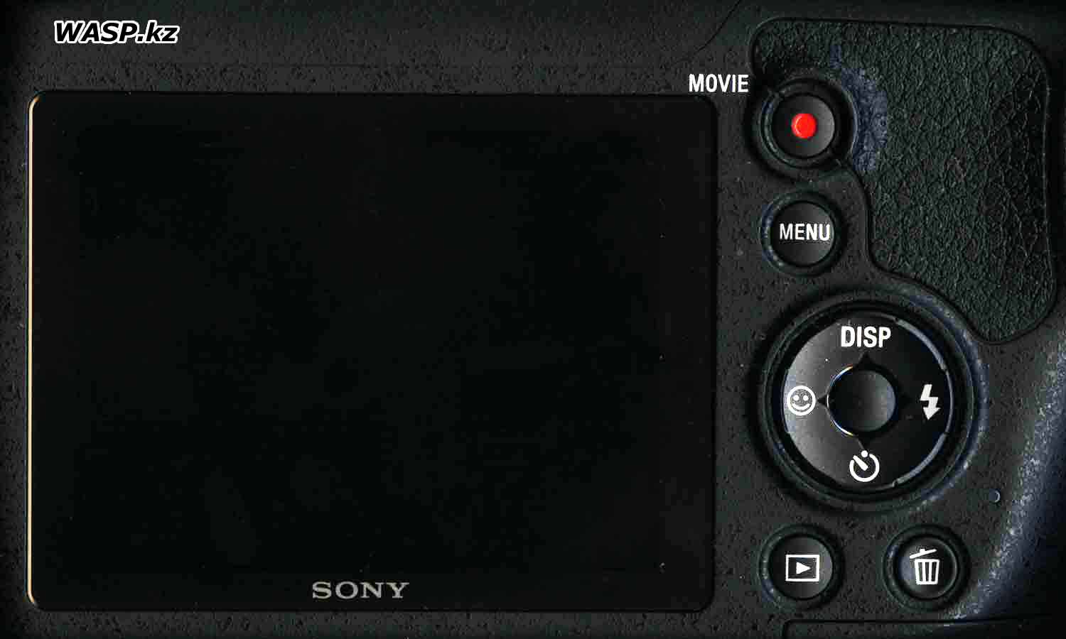 Sony Cyber-shot DSC-H300 экран и задняя панель управления