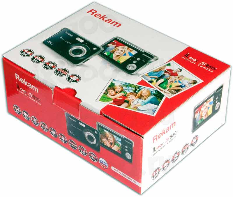 Rekam iLook S850i упаковка и комплектация камеры