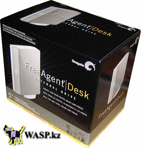 Внешний жесткий диск FreeAgent Desk ST310005FDD2E1-RK, USB 2.0, 1 TB